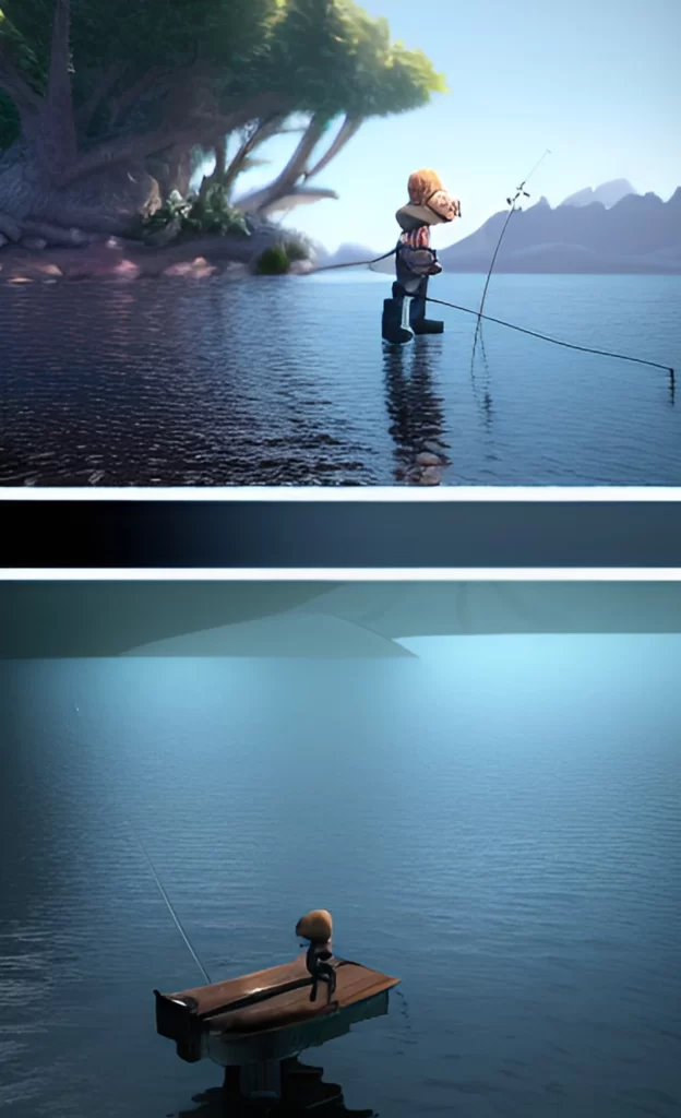 Difference between fishing in a lake and fishing in the sea
